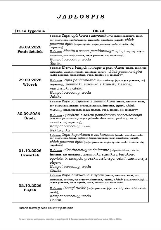 jadłospis