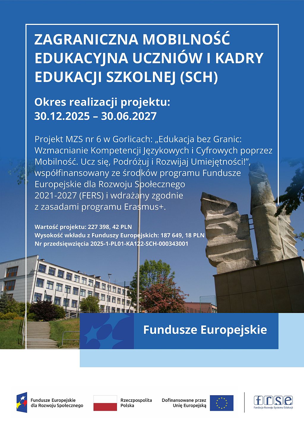 Plakat z informacjami 