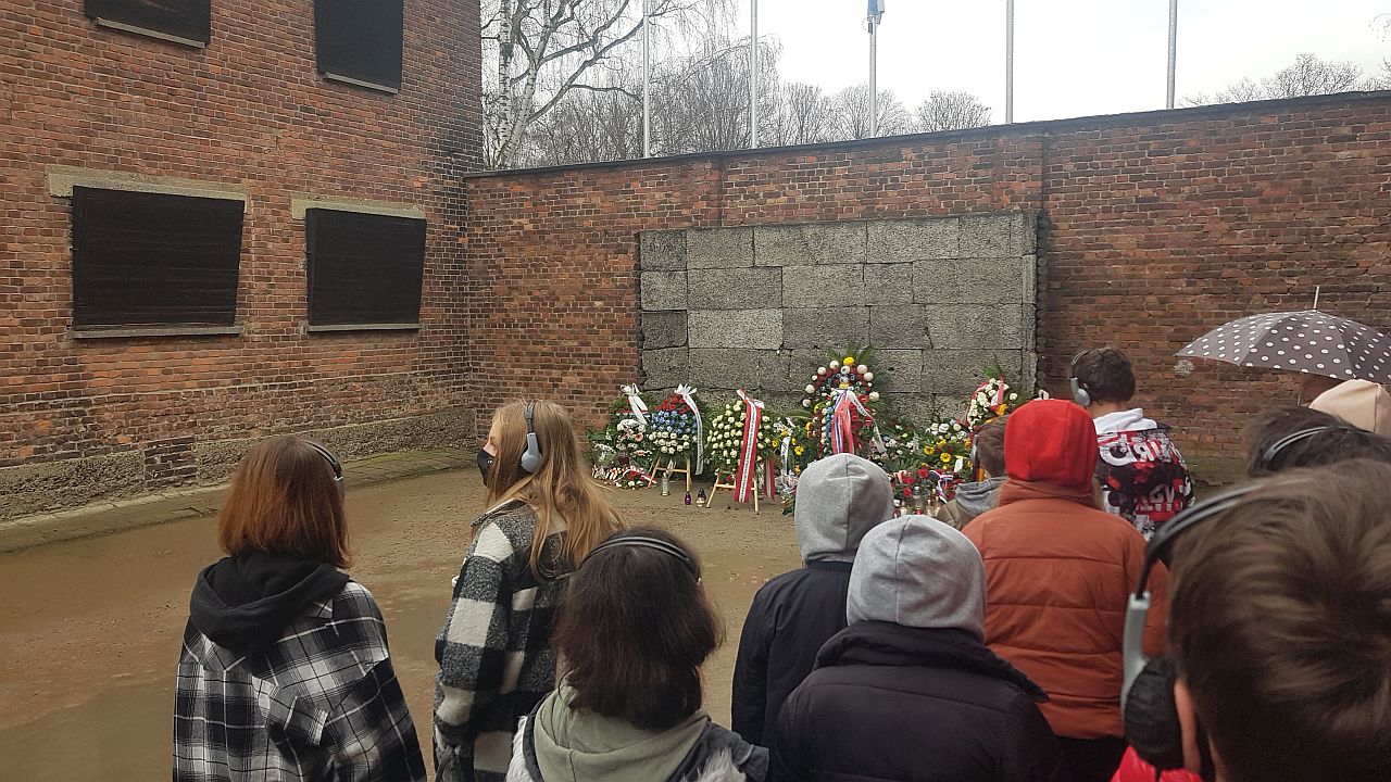 Klasy 8 w Auschwitz - Birkenau