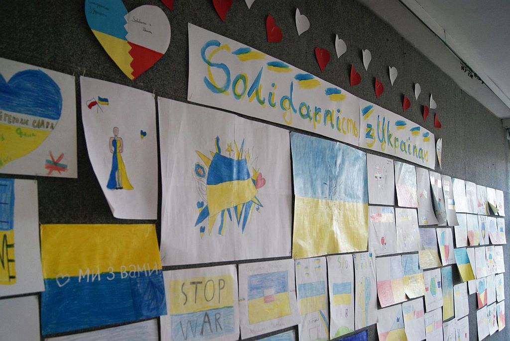 Galeria wsparcia – solidarni z Ukrainą