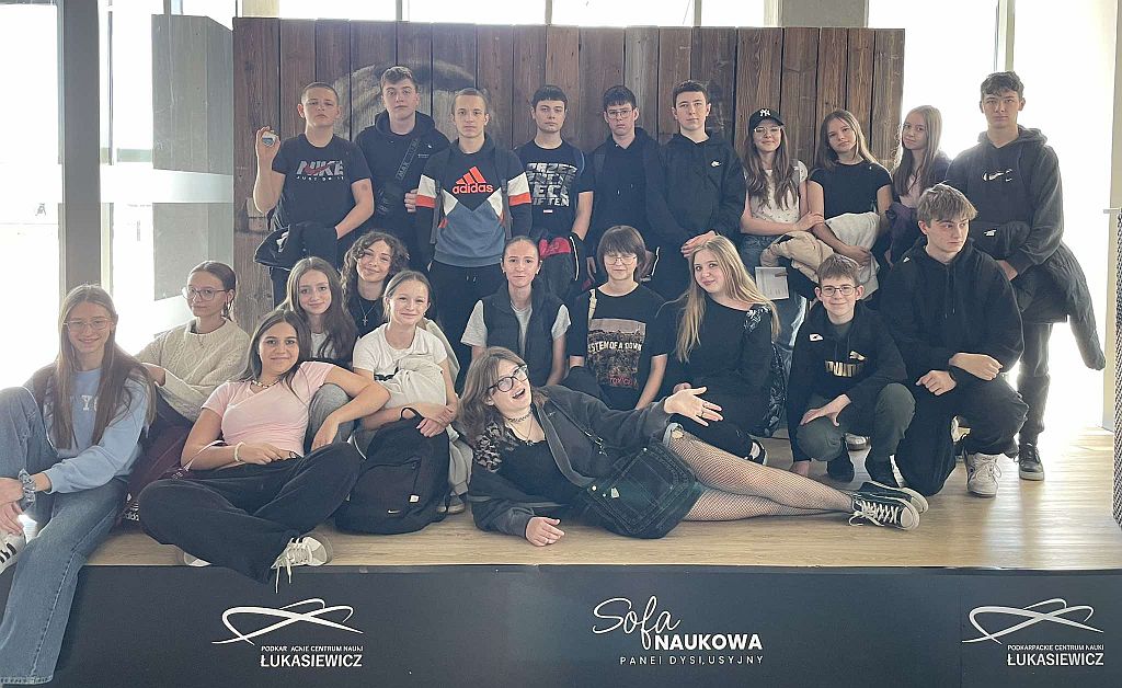 Wycieczka klasy 8b do Podkarpackiego Centrum Nauki „Łukasiewicz”