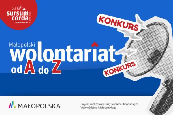 Konkurs dla Wolontariuszy „Małopolski Wolontariat od A do Z”