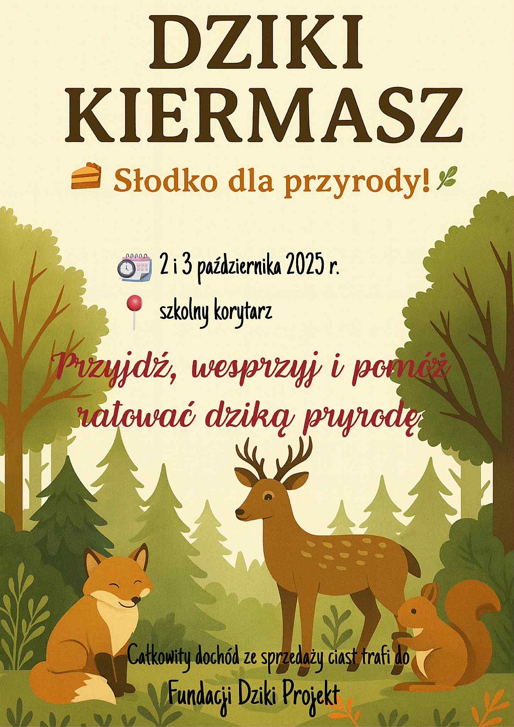 Dziki Kiermasz – słodko dla przyrody!