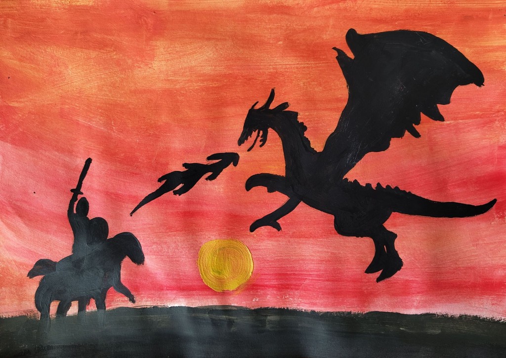 Legendy ożyły w rękach naszych uczniów! Udział w powiatowym konkursie plastycznym