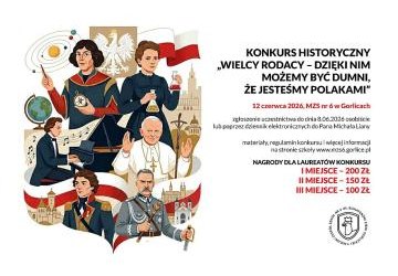 V Szkolny Konkurs Historyczny „Wielcy Rodacy – dzięki nim możemy być dumni, że jesteśmy Polakami”