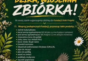 Dzika, wiosenna zbiórka dla Fundacji Dziki Projekt